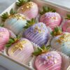 Custom chocolate-dipped strawberries gift box – handmade in Aberdeen