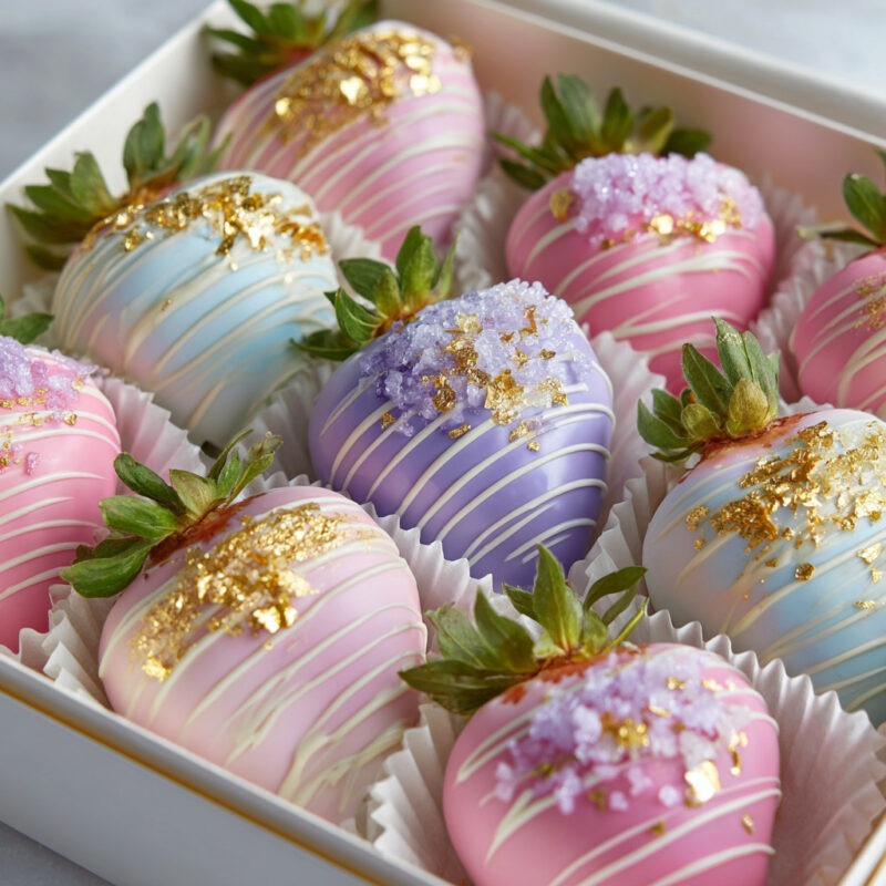 Custom chocolate-dipped strawberries gift box – handmade in Aberdeen