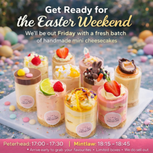 Easter Mini Cheesecake Box – 4 or 6 Pieces | Peterhead and Mintlaw